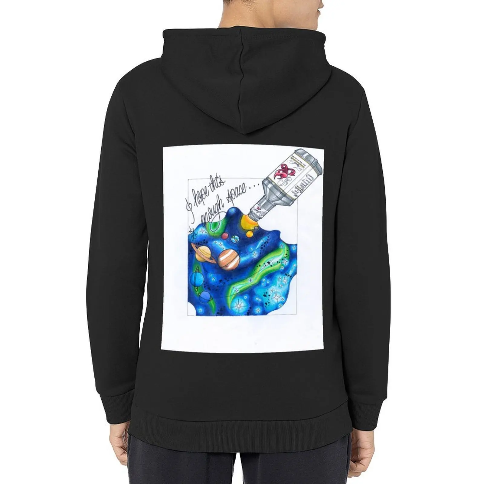 

Hope This Is Enough Space Hoodie men clothing men's sweat-shirt set graphic t shirts men graphic hoodie