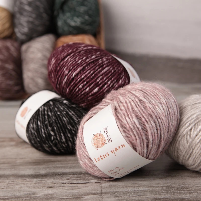 

Imported Wool, Brand Yak Cotton Lint Filled Cotton Thread Medium Thick Rod Needle Thread 50g/ball/115m