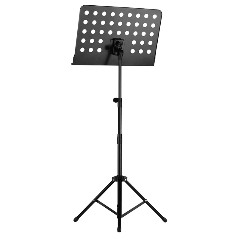 Soporte de música de Metal portátil, instrumentos musicales desmontables para Piano, violín, guitarra, partituras, piezas de guitarra, accesorios