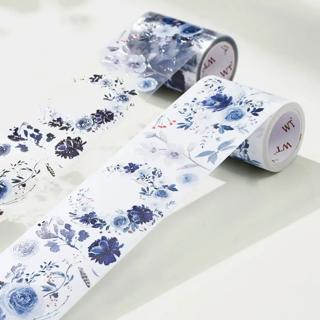 

6cm*5M Winter Romance Wide Washi / PET Tape Canada Original Flower Adhesive Sticker Journal Notebook DIY Scrapbooking