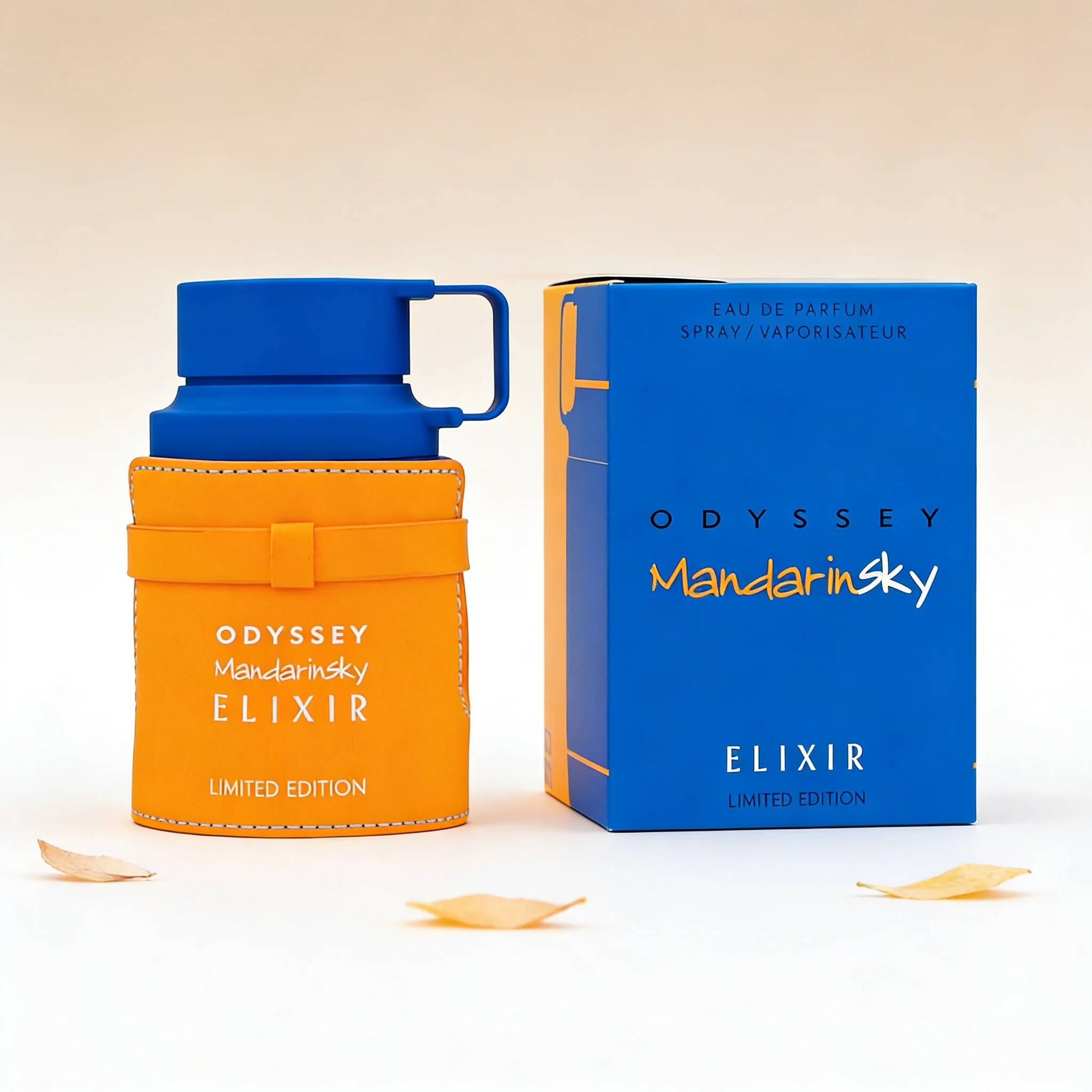 Armaf Odyssey Mandarinsky Elixir Edición Limitada EDP 3.4oz, Fragancia Masculina, Mandarina Brillante, Aroma Cítrico Fresco y Aromático