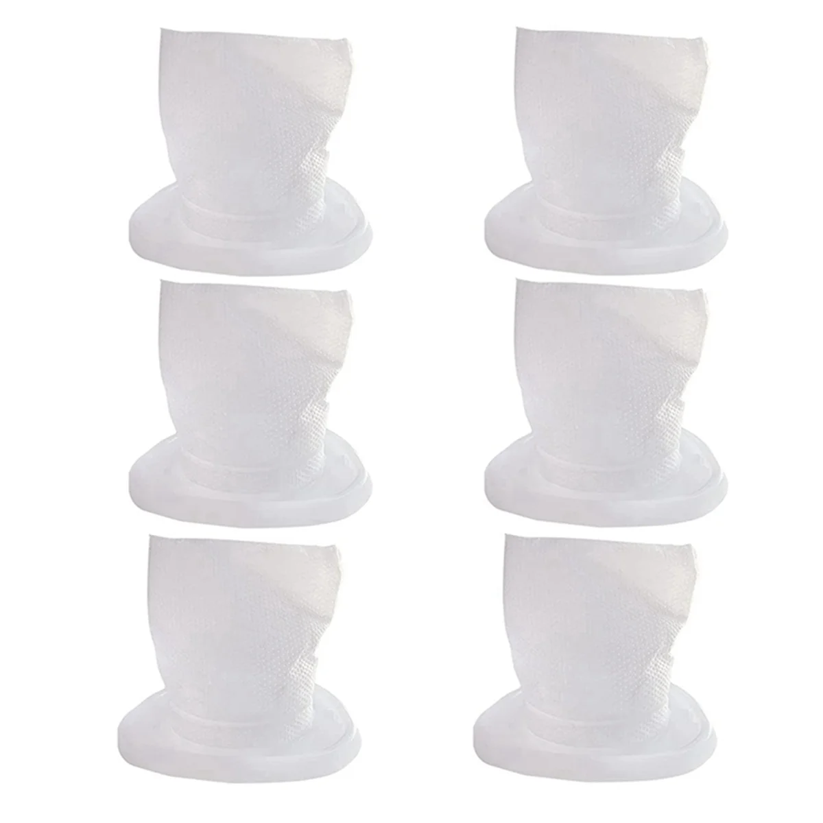 黒と手の掃除機と互換性のあるフィルター,hnvcf10,hnvc215b12,hnvc215bw52,hnvcf10,6パック