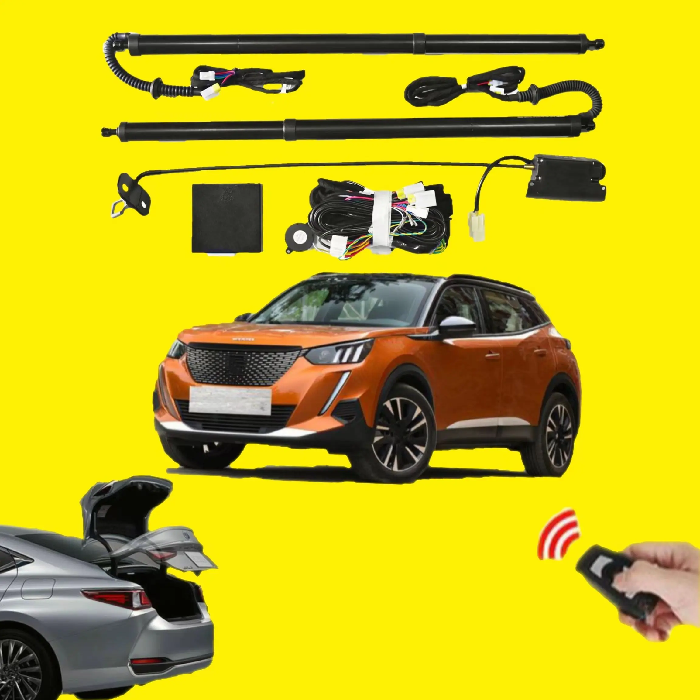 Electric Tailgate for Peugeot 2008 Auto Boot Car Rear Door Trunk Lifting Gate Foot Sensor Car Accessories