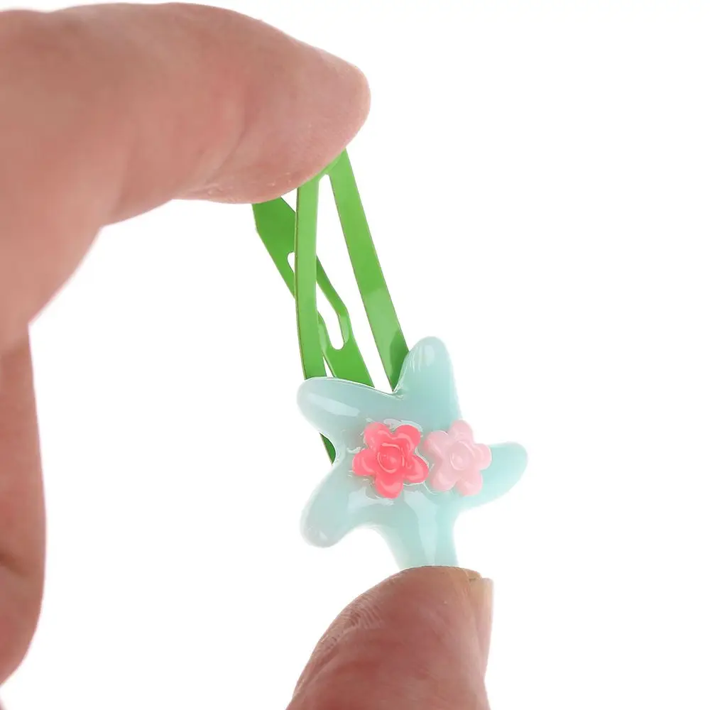 

10/20 шт. милых детских заколок для волос с мультяшным рисунком, в форме цветка и бабочки, для девочек