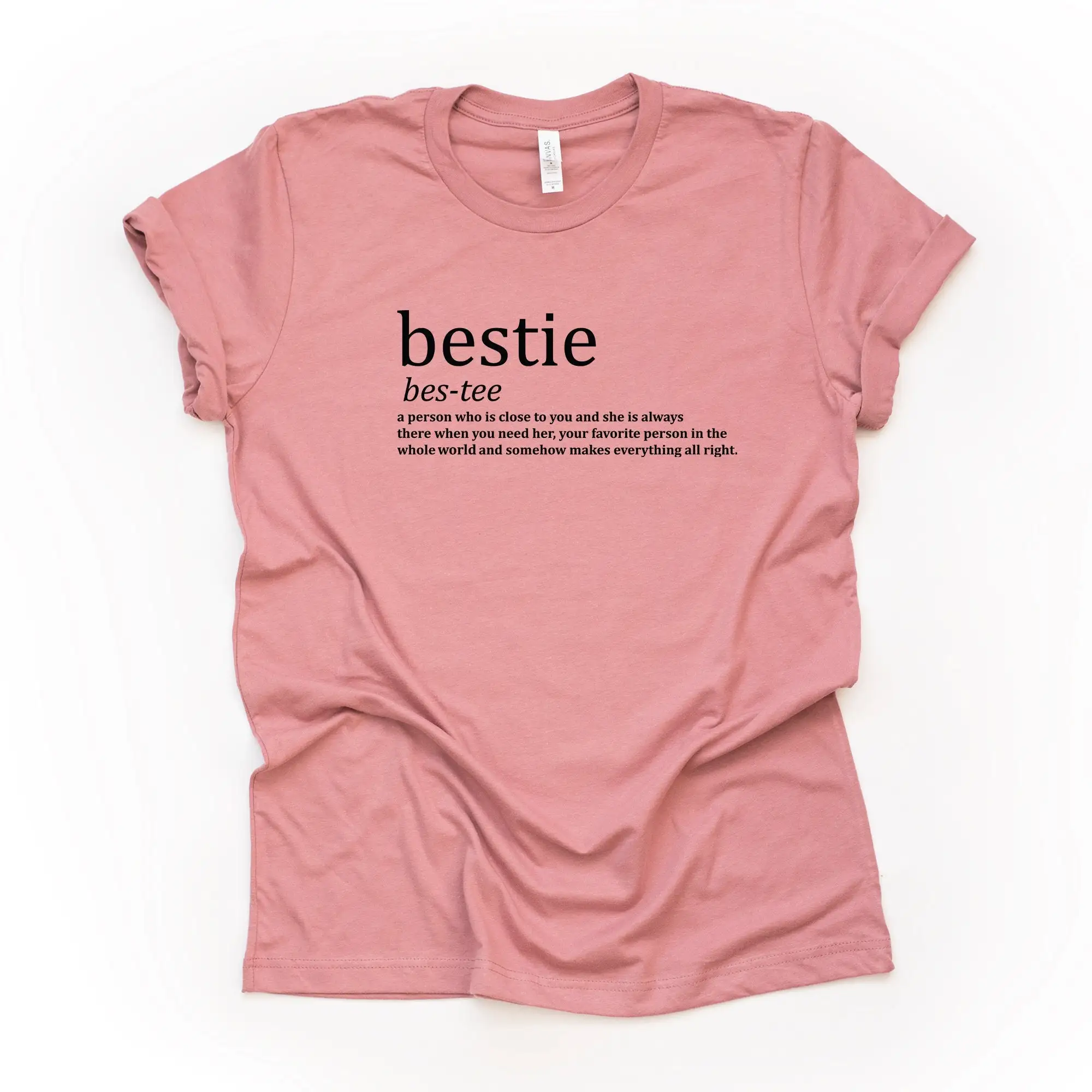 Bestie Definition T Shirt Great For Best Friend Design On Premium Unisex 4 Color Choices Plus Sizes 3X 4X