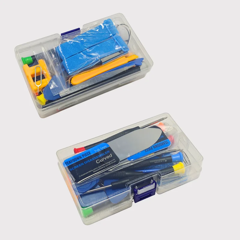 Kit de Herramientas de Reparación de Teléfonos Profesional 37 en 1 con Caja, Destornilladores, Palanca, Ventosa, Espátula, Pinzas para iPhone, Tablet, Laptop, PC 5
