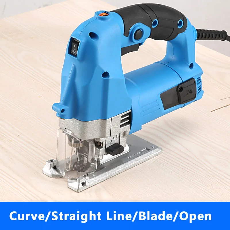 

Household Electric Jig Saw Multi-Function Woodworking Board Jig Saw Metal Woodworking Pull Cutting Machine Band Saw Blade