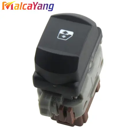 Alzacristallo per auto Interruttore singolo Pulsante passeggero Ricambi auto per Renault Clio III 2005 2006 2007 2008 2009 8200442266 8200414961