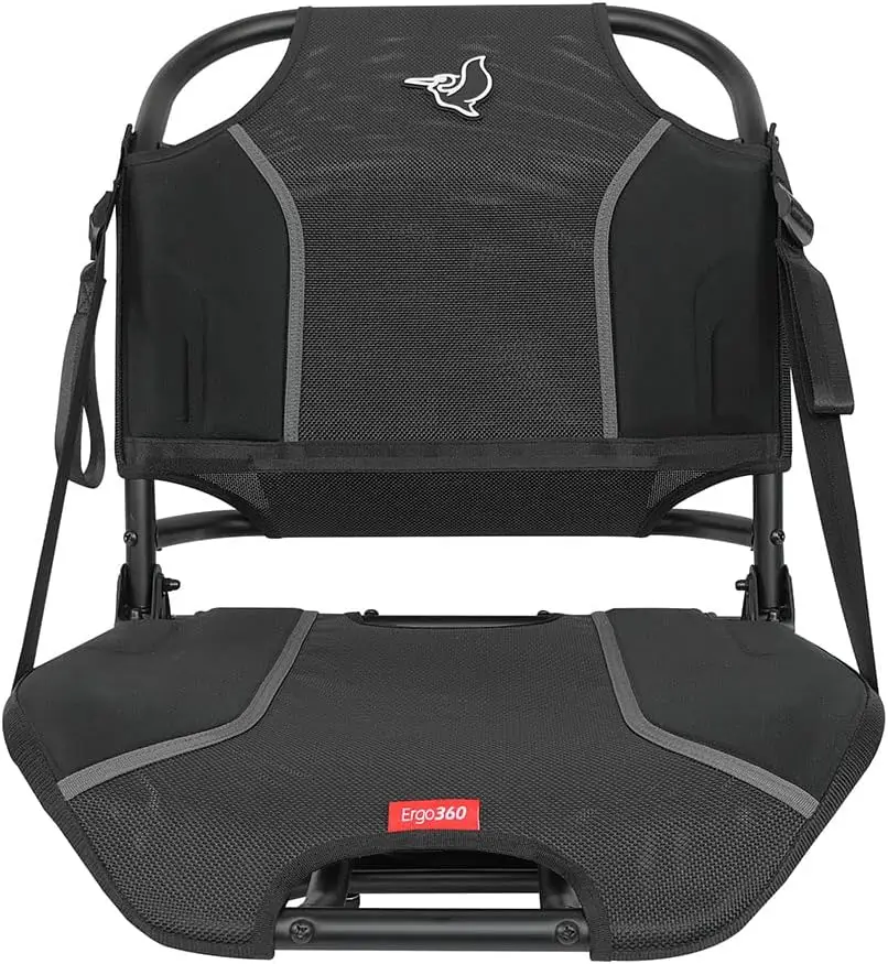 Pelican Ergo360 Swivel Boat Seat - Premium Fishing Seat - Adjustable Backrest - Bass Raider Com