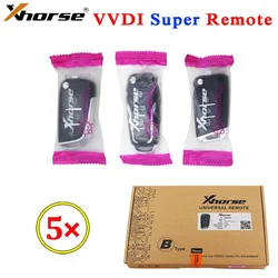 Xhorse XEDS01EN/XEFO01EN/XEMQB1EN Vvdi Super Afstandsbediening Met XT27 XT27A66 Chip Werk Voor VVDI2/Vvdi Mini Sleutel tool/Vvdi Key Tool Max