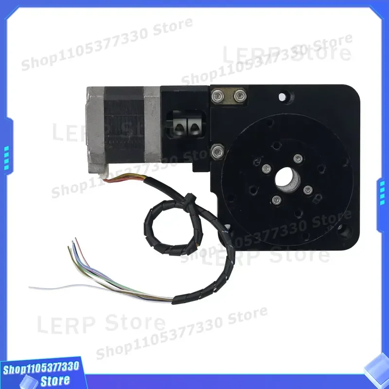 CNC Miniature R Axis Electric Rotary Indexing Table 360 Degree Rotation Metal Worm Gear Drive Core Motor Components for