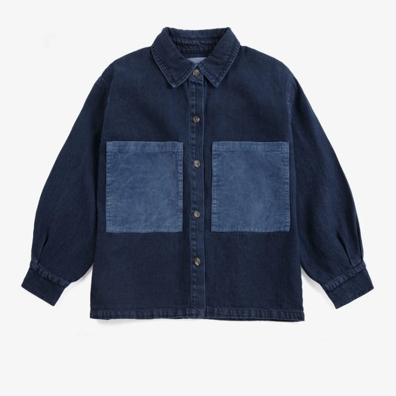 26BC Autumn/Winter Children's Denim Shirt and Jeans Collection - Boys' and Girls' Casual Pants and Jeans Jeans Jacket Sets