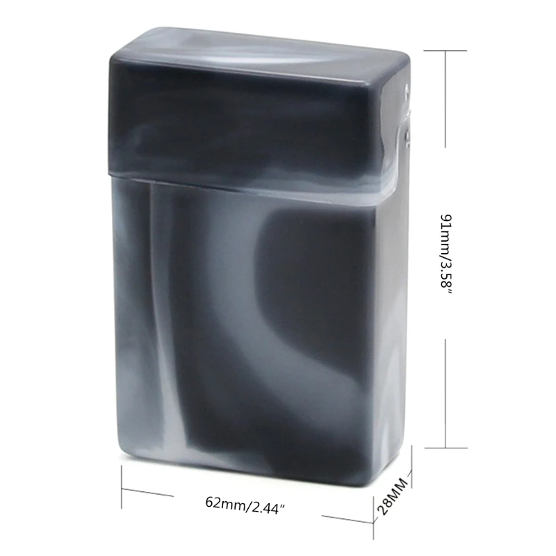 Cigarette Box with Flip Lid Moisture-proof Portable Cigarettes  Container