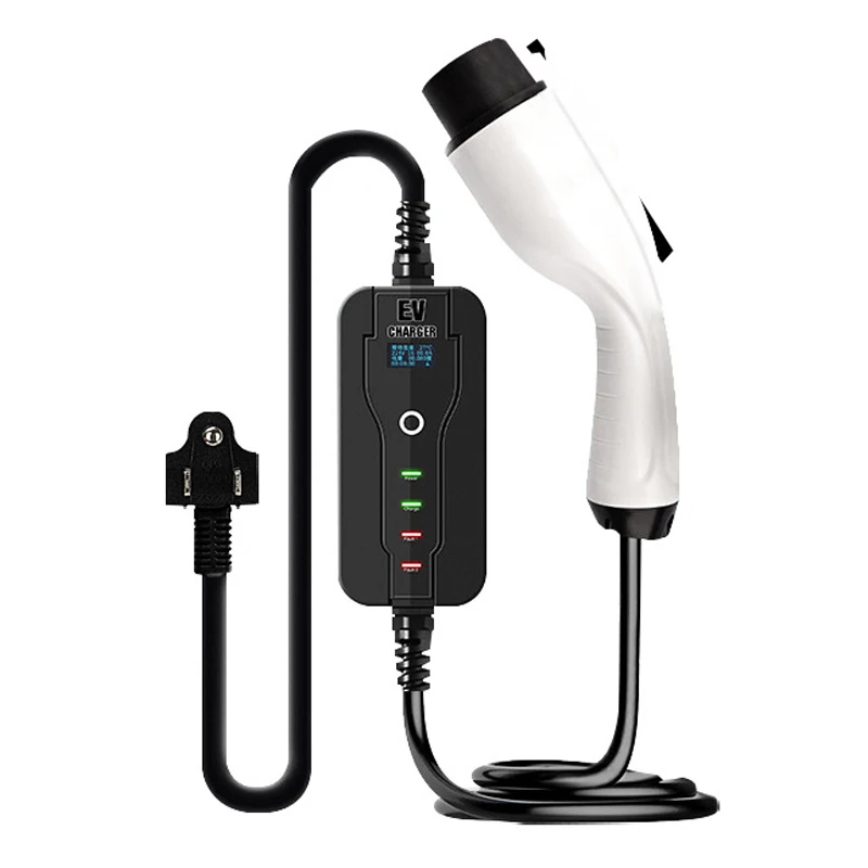 American Standard Electric Vehicle Charging Gun 8A-16A Intelligent Ttemperature Control 4-speed Touch Adjustment