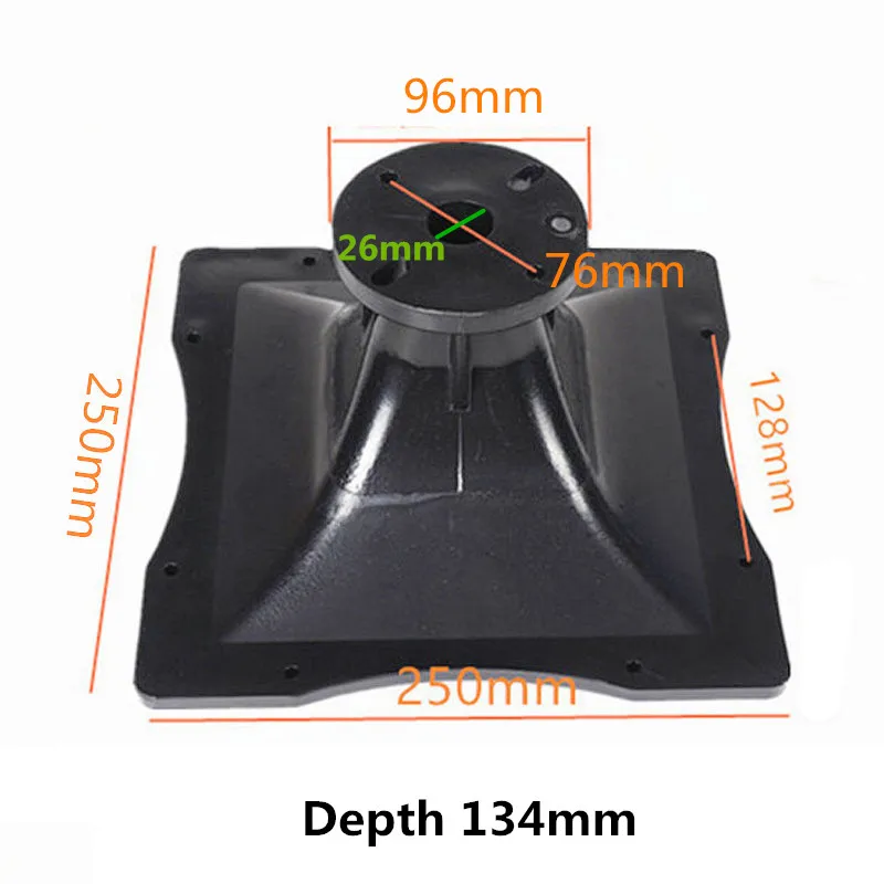 2PC DJ Speaker Tweeter Horn 250*250 1 Inch Throat Car HiFi For Home Theater Karaoke Professional Audio Mixer Public Address