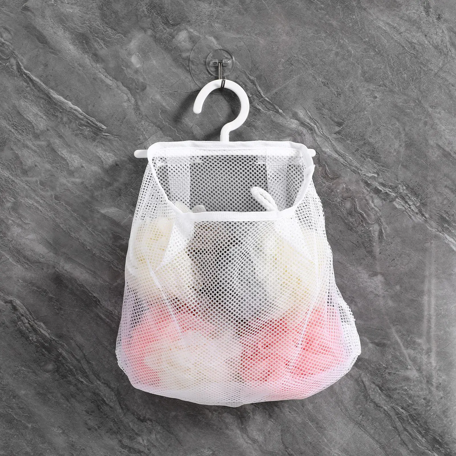 

2025 Laundry Basket Versatile Clothespin Bag Fruit Holder Travel Storage Washable Hanging With Hook Peg Bags Laundry Storage Net