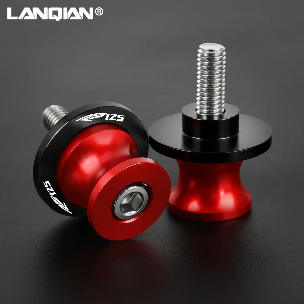 Motorcycle Accessories Swingarm Slider Spools Stand Screws Covers For Aprilia RS50 RS125 RS250 RSV MILLE RS 50 125 250 Aluminium