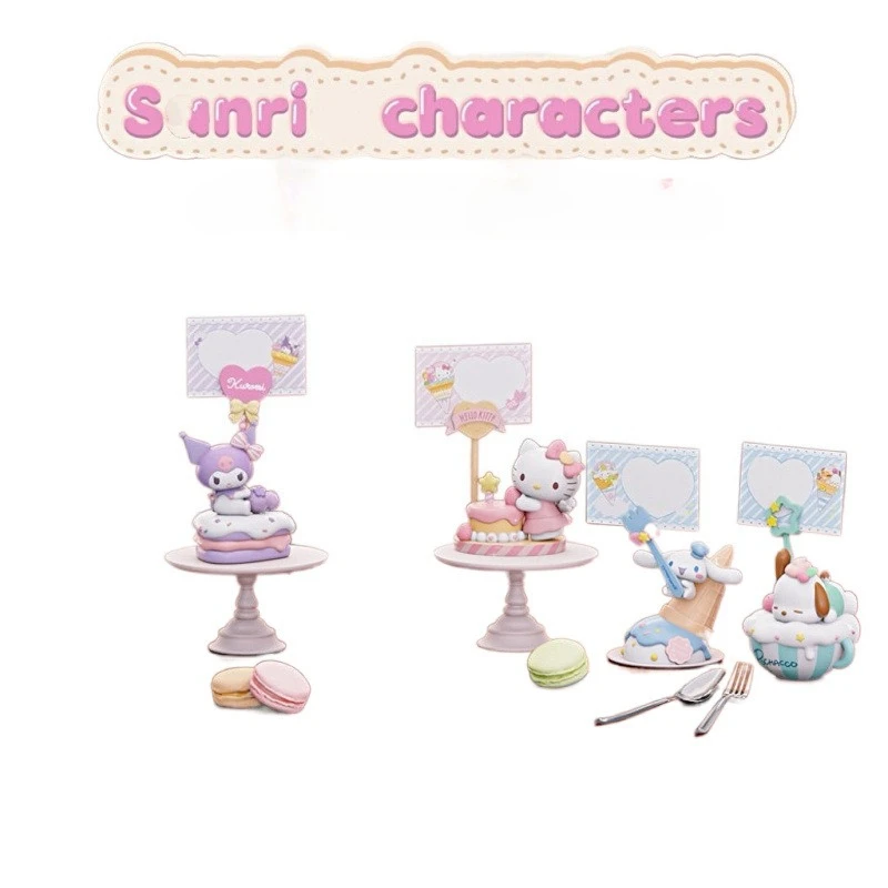 Hot Selling Creative Personality Cute Dessert Note Series Blind Box Multifunctional Desktop Note Figurine Gift