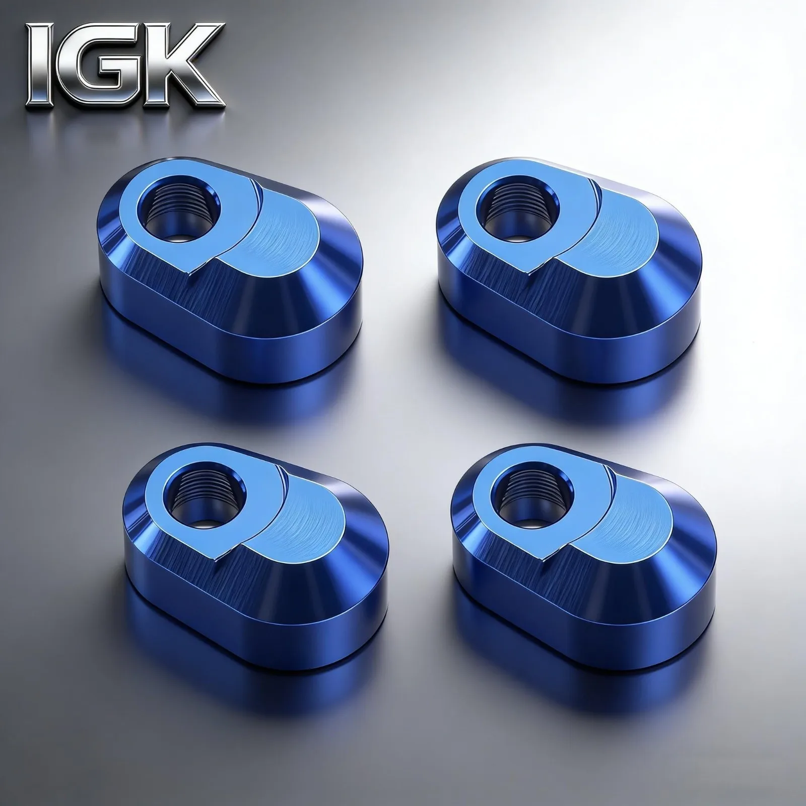 4PCS 7743 Aluminum Alloy Hinge Pin Retainers (2g) - For Traxxas 1/5 X-Maxx 6S/8S 1/6 XRT 1/10 MAXX RC Upgrade