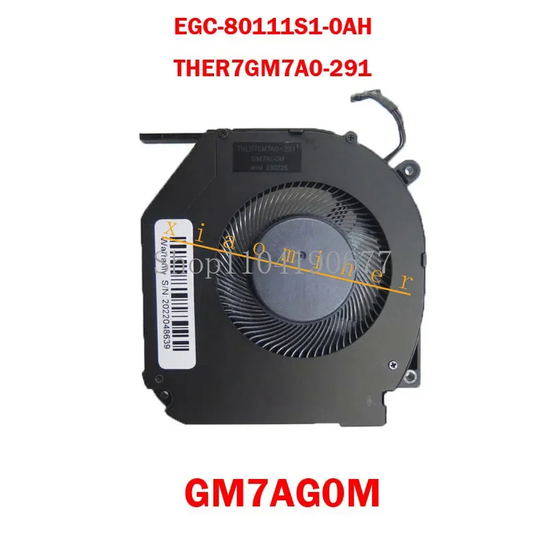 Laptop fan for Tongfang gm7ag0m EGC-80111S1-0AH THER7GM7A0-2911 THER7GM7Z0-1411 4pin DC 5v 2.5W