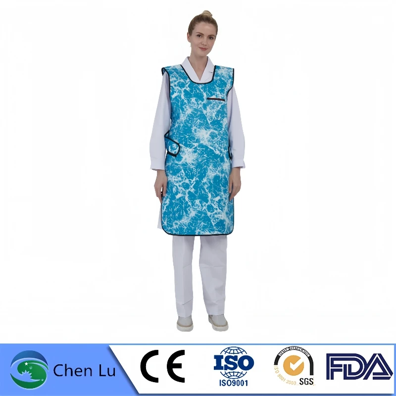 X-ray gamma ray protective super soft dental apron medical radiation protection high qulity 0.35/0.5mmpb adult lead apron