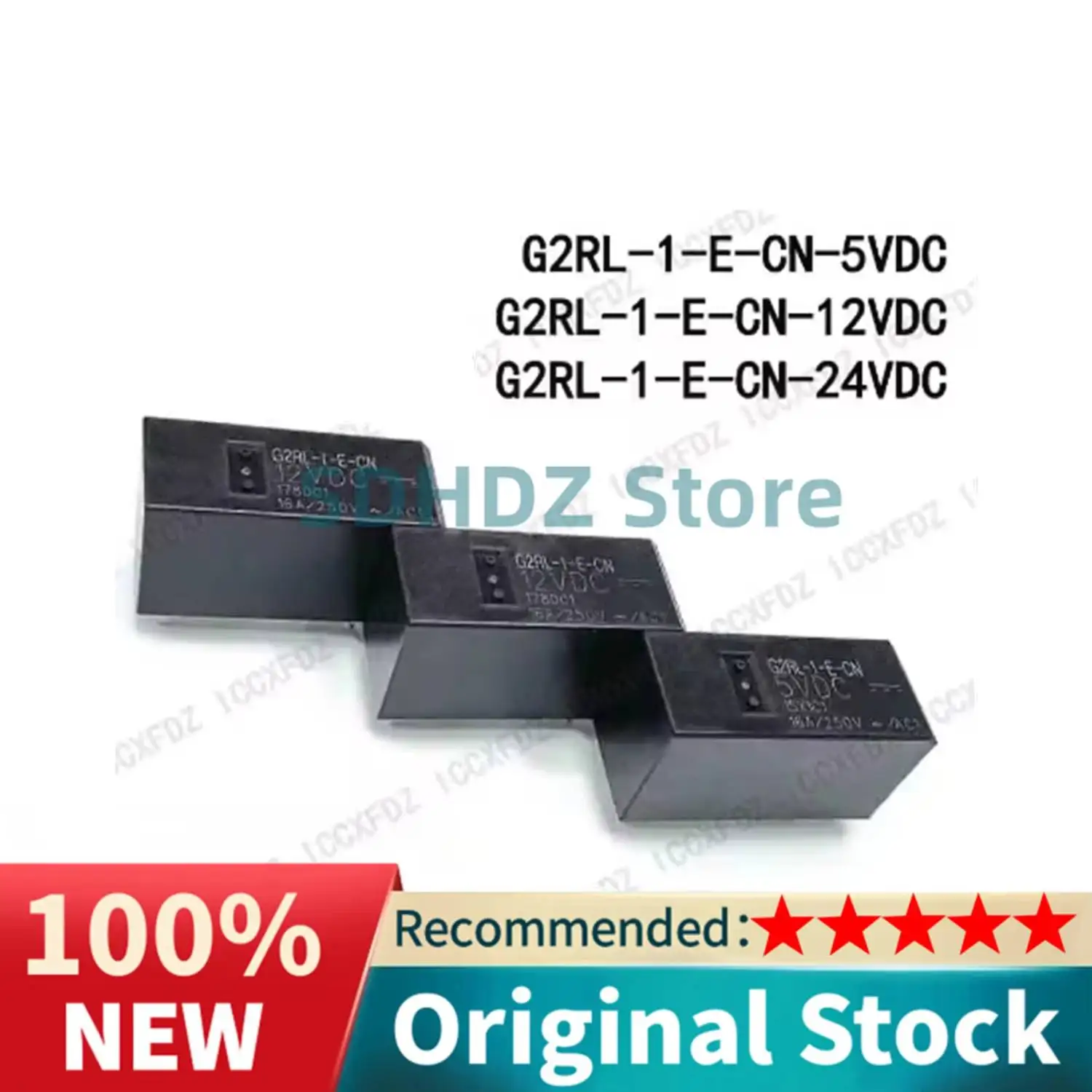 10Pcs/lot New Relay G2RL-1-E-CN-12VCD G2RL-1-E-CN 24VCD G2RL-1-E-CN 5VDC G2RL 1 E CN 5VDC 12VDC 24VDC 16A 250V 8Pin