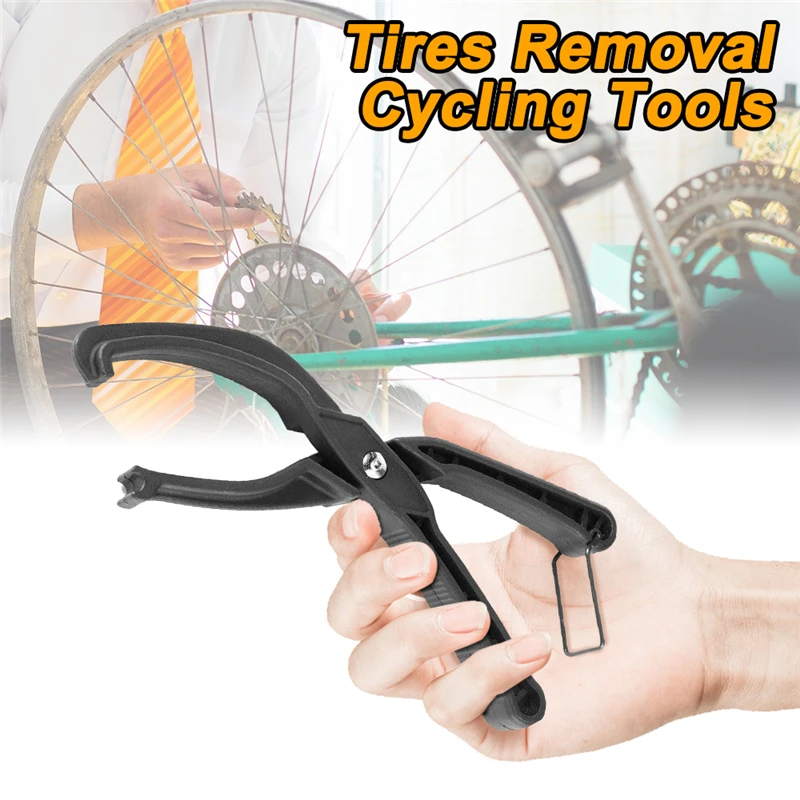 Bicycle Tire Repair Tool MTB Road Bike Plastic Bicycle Tyre Remover Clamp Inserting Installation Holder Pliers Cycling Tools