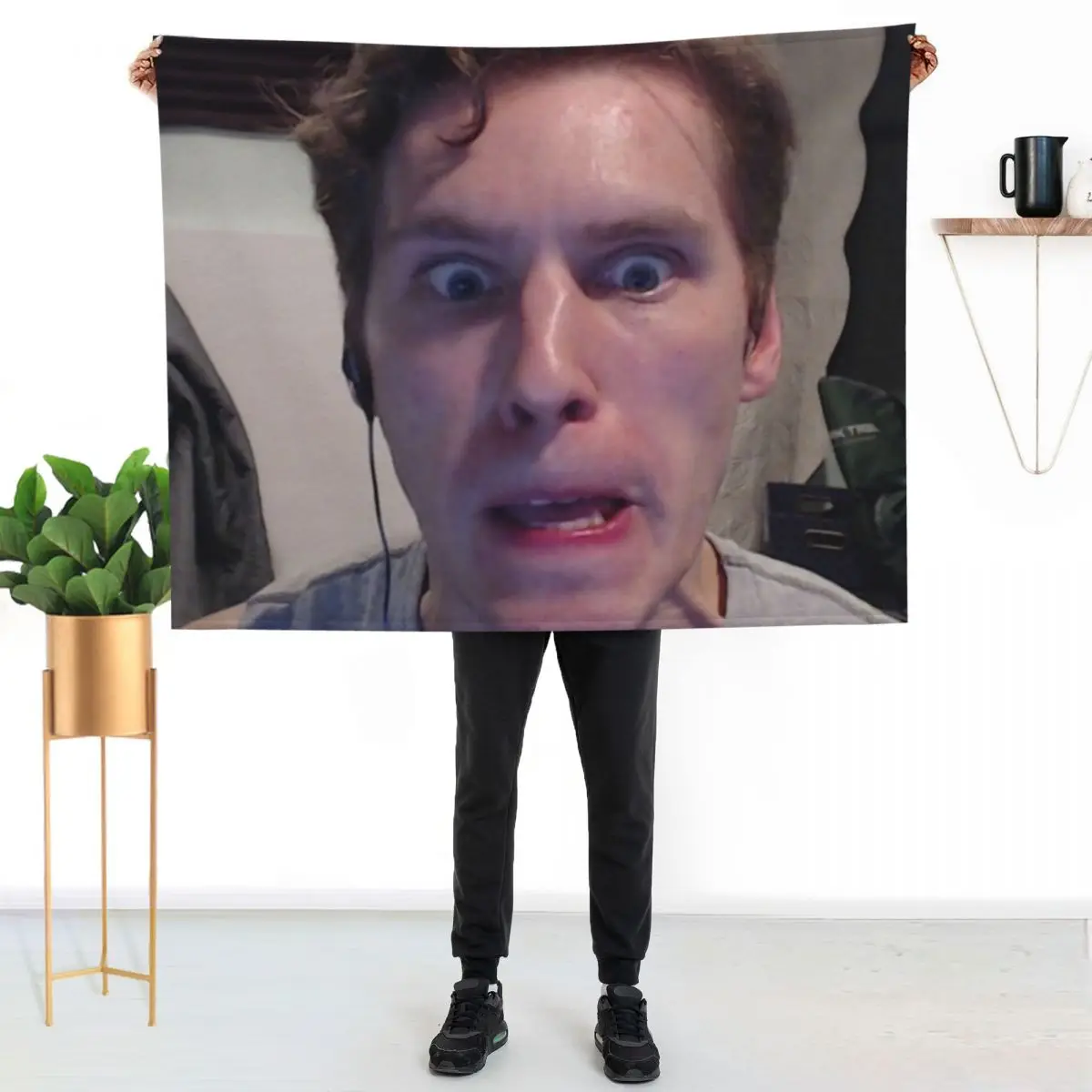 

jerma985 Throw Blanket Warm Plush Fuzzy Blanket for Living Room