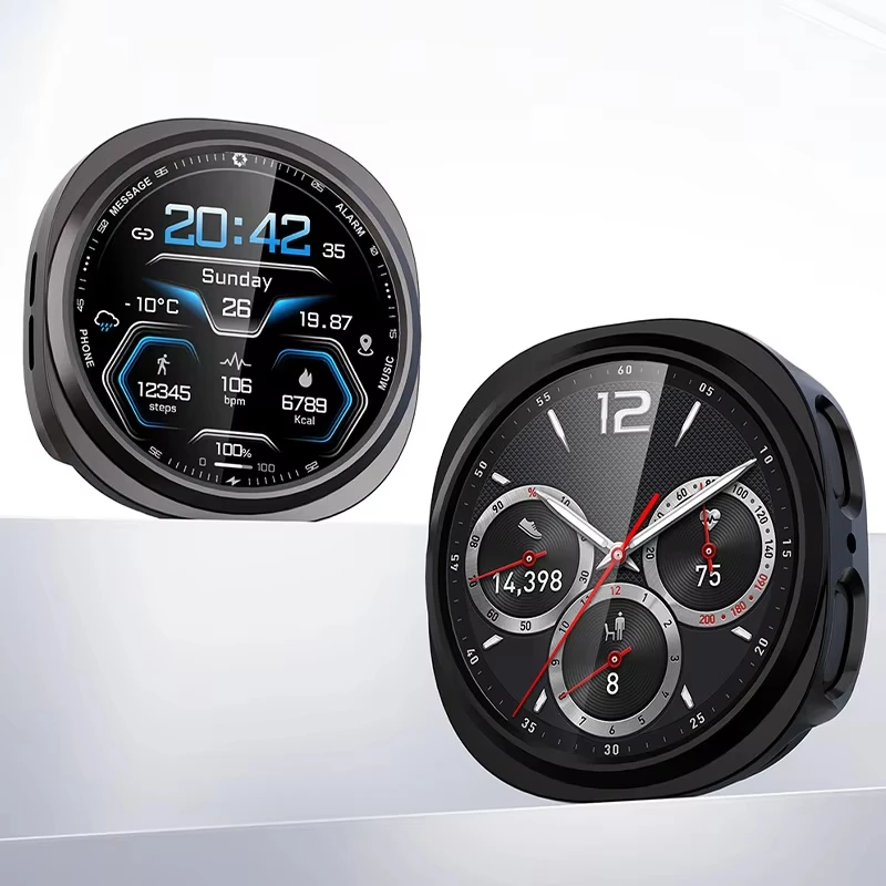 Жесткий чехол для ПК для Samsung Galaxy watch 8, 40 мм, 44 мм, матовый защитный чехол для Galaxy Watch 8, классический полый корпус, аксессуары