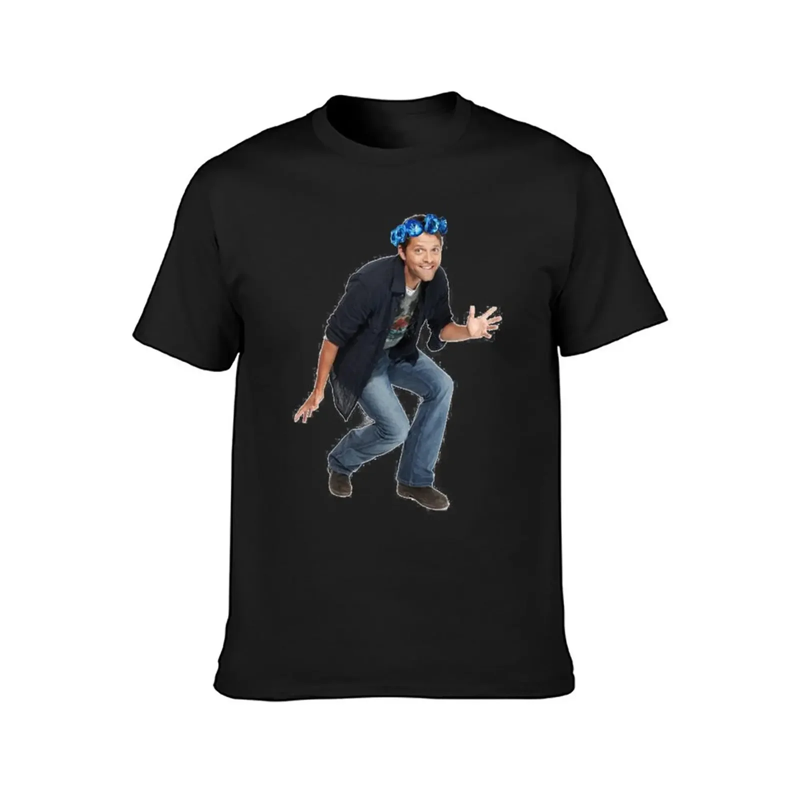 Misha Collins T-Shirt oversized t shirt shirts graphic tee anime Short sleeve tee men