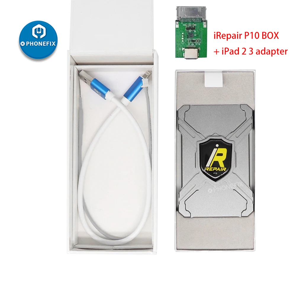 iRepair P10 DFU Box Add Adapter iBox DFU Tool For iPhone 6 7 8P X Read Write Serial Number One-Click Unpack WiFi Data of NAND