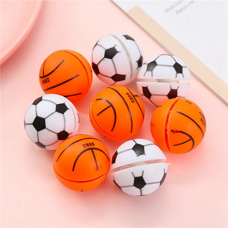 Hot-40X サッカーバスケットボールテーマヨーヨーボールパーティーギフト子供の誕生日パーティーピニャータフィラースクール賞品グッズバッグ