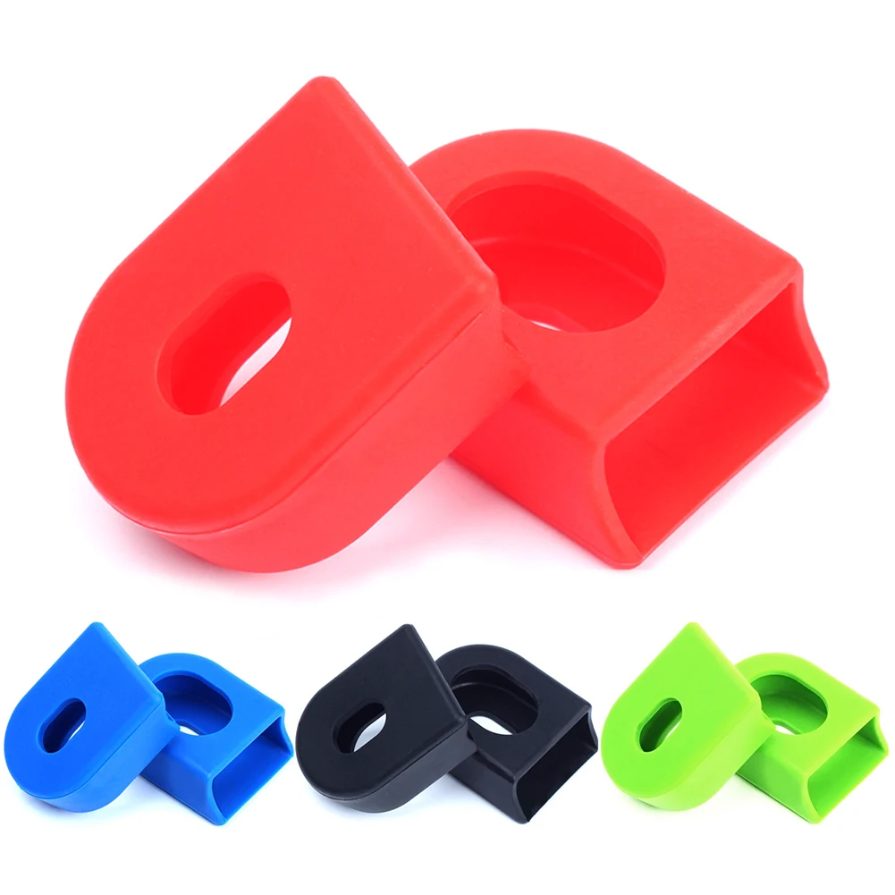 Bicycle Crank Arm Boots Protectors Covers Anti-scratching MTB Road Bike Crankset Protective Case Sleeve Parts for Cycling Riding