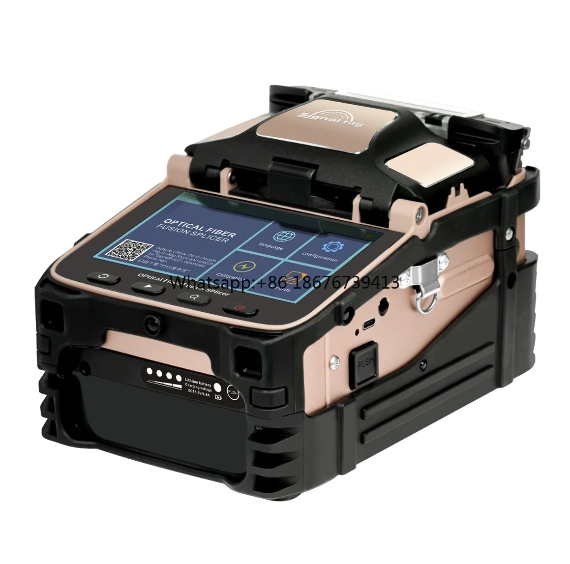 Fusion Splicer AI-12 FTTH High Quality Fiber Optic Equipment Suitable for Medium to Long-distance Trunk Fiber Optic Cable Fusion