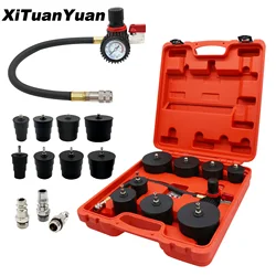 Set di strumenti per tester di perdite del sistema turbocompresso da 9 pezzi, Tester di perdite Turbo Boost, 1-3/8 