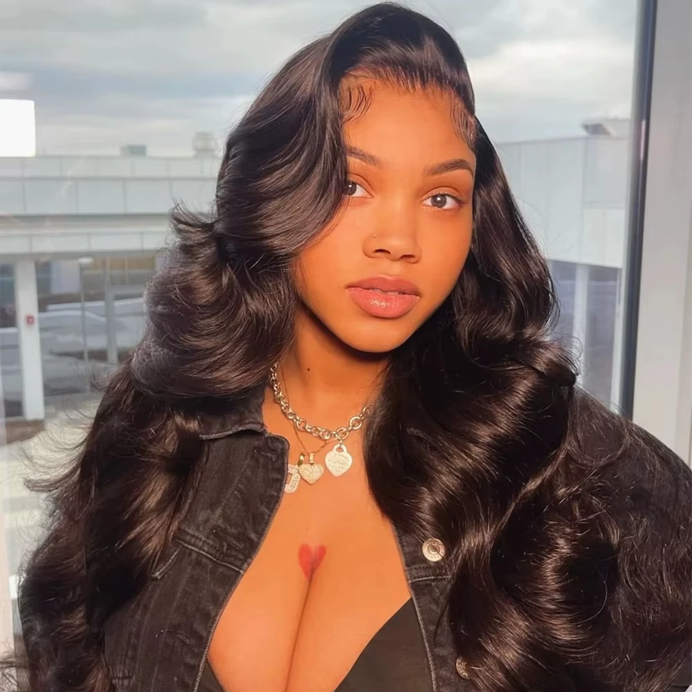 40 بوصة 250% الكثافة الجسم موجة خصلات الشعر المستعار الإنسان 13X4 الدانتيل الجبهة باروكة من شعر طبيعي قبل قطعها ابيض عقدة الباروكات شعر الإنسان