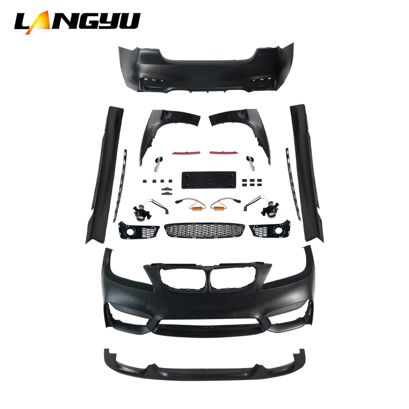 

Car Body Parts 2009-2012 3 series LCI E90 Upgrade M4 Style Bumpers Kits PP Plastic Bodykit For bmws E90 Body Kit