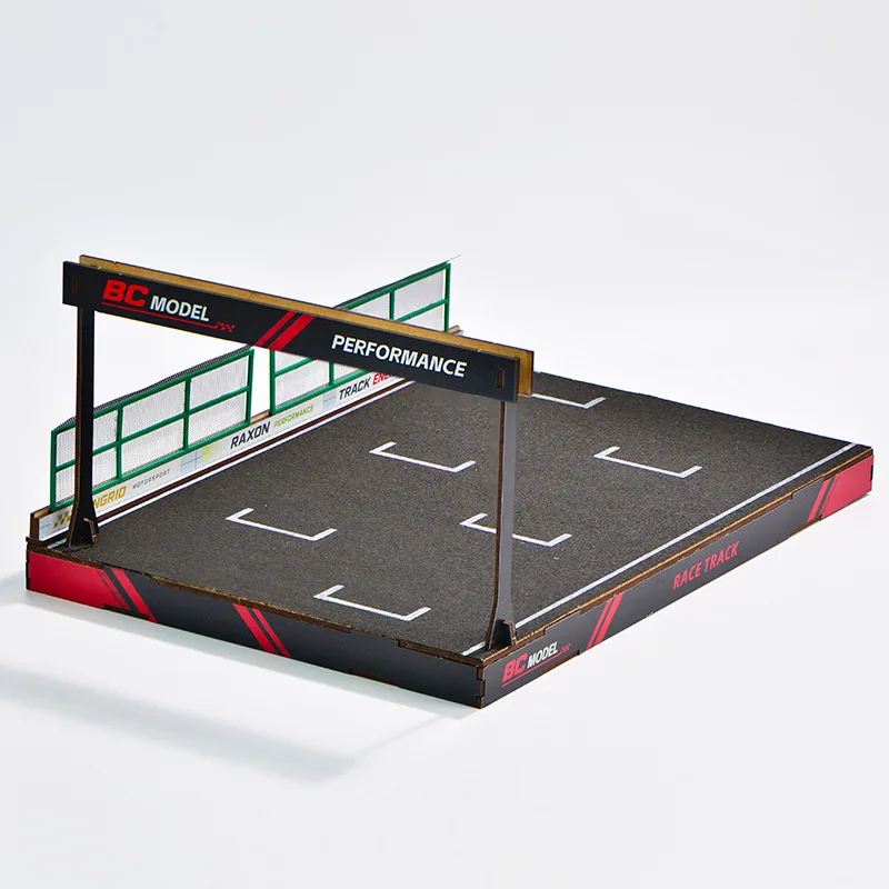 Bc Model 1 64 Scale Diecast Car Diorama Diy Race Track Starting Grid Display Scene For Vehicle Collection - view 4