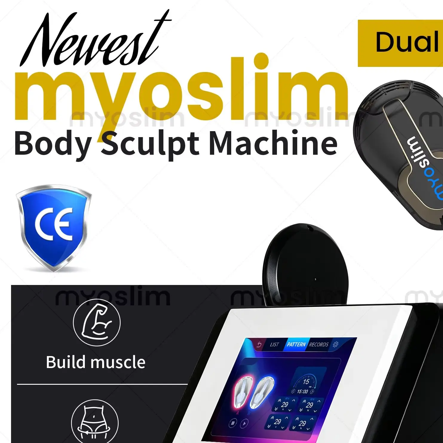 

MYOslim RF NEO Slimming Machine EMS Body Sculpting Fat Burning Nova Weight Loss Electromagnetic Muscle