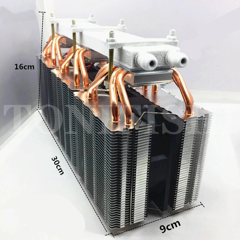 12V 210W Peltier Semiconductor Fish Tank Chiller 50L Household Aquarium Refrigerator High Power Water Cooling Coole