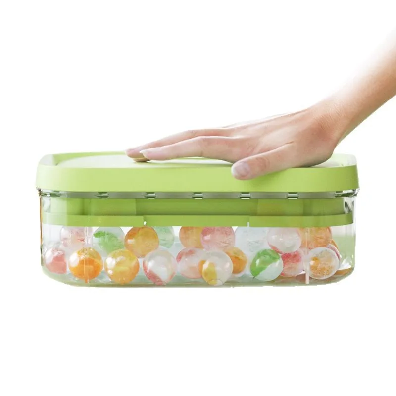 

LTT Ice Box Soft Tape Lid Frozen Ice Ball Home Refrigerator Homemade Storage Box