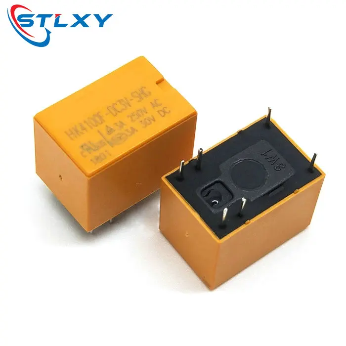 5PCS Relay HK4100F-DC12V-SHG HK4100F-DC5V-SHG 6 pin 3A 3V / 5V / 9V / 12V / 24V HK4100F-DC24V-SHG HK4100F-DC3V-SHG JAVINO