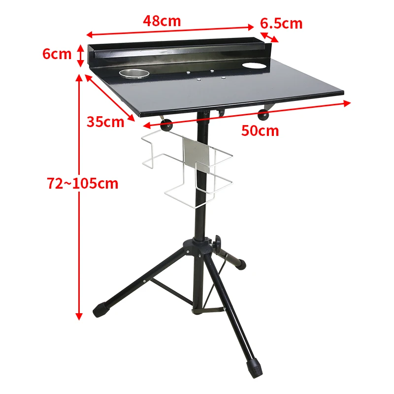 TAIDU Tripod Workbench Table Height Adjustable Stand Tattoo Steel GTZ 2 Large Desktop Tattoo Work Station Tattoo Equipment