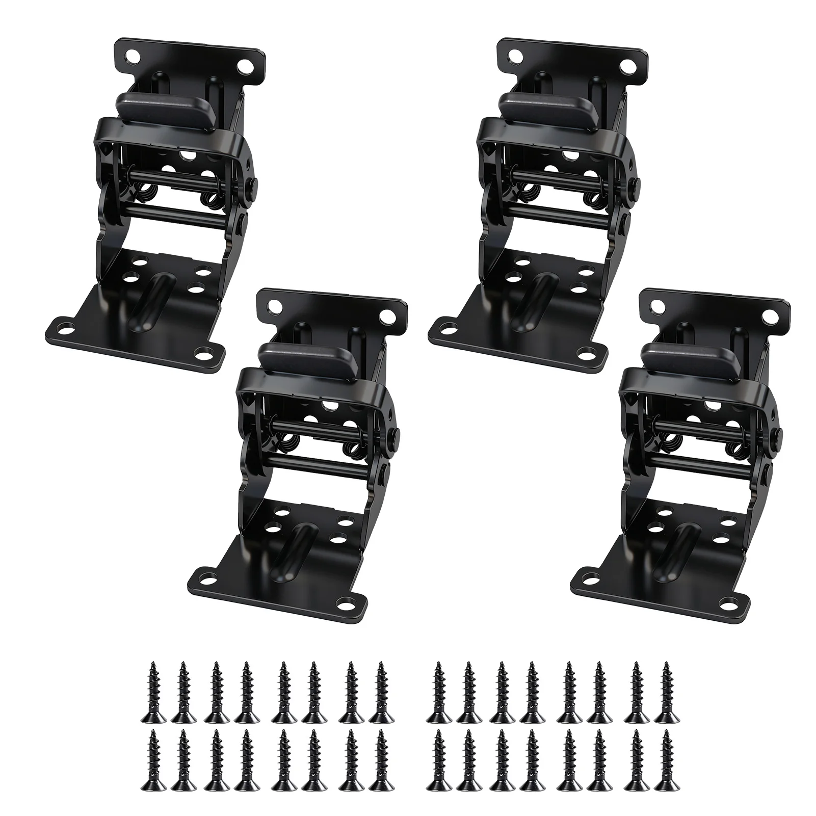 4PCS 180 Degree Angle Thickeneded Self-Locking Foldableing Hinge Table Stool Foldableing Coffee Table Furniture Foldable Hinge