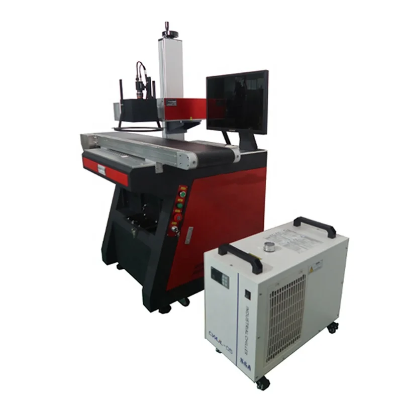 UV Laser Marking Machine With Automatic CCD Visual Positioning System for Plastic Parts Mobile Phone Chargers Mass Production