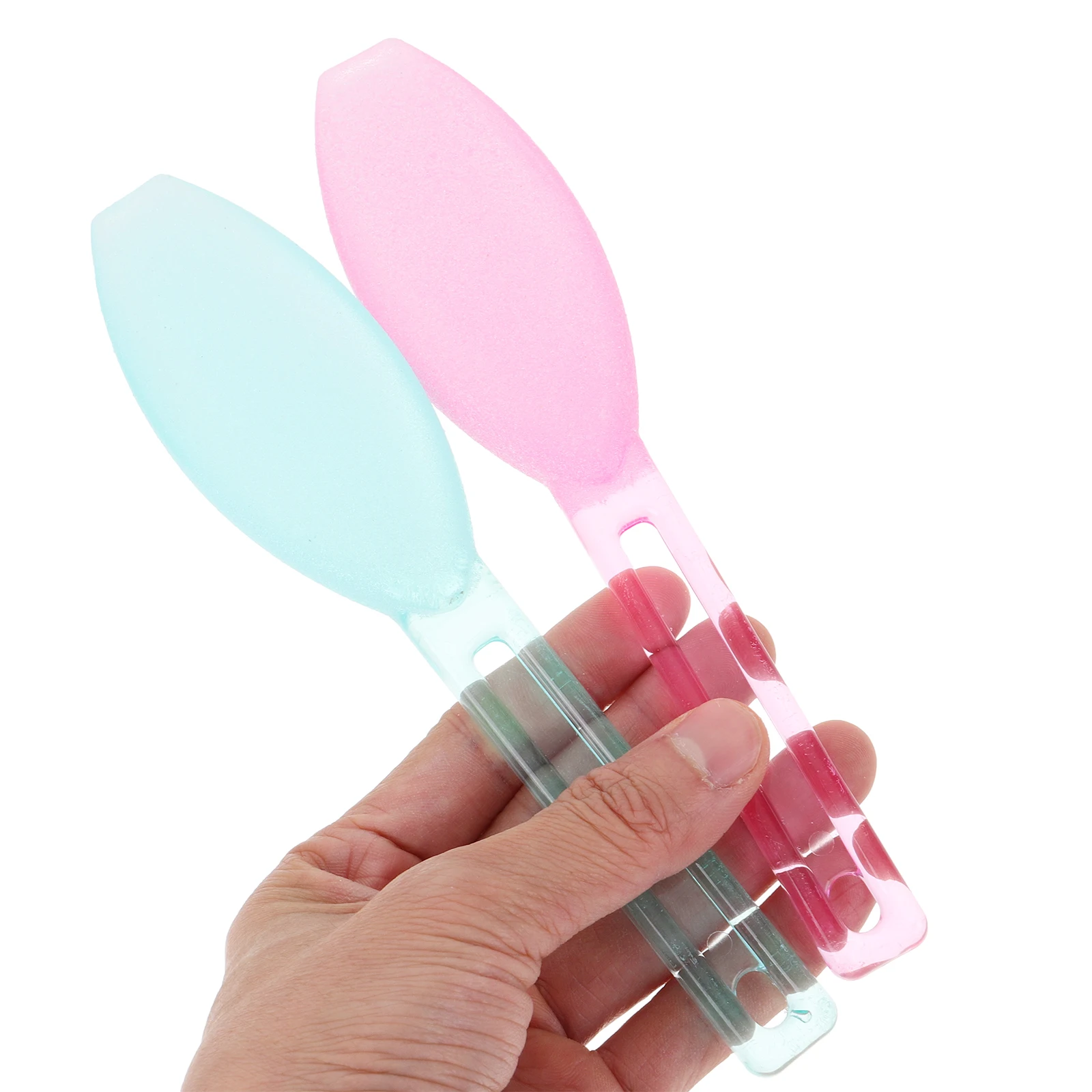 

2Pcs Foot Care Tool Dead Skin Remover Exfoliating Scraper Stone for Calluses Pedicure Home Use Portable Rough Texture Brush