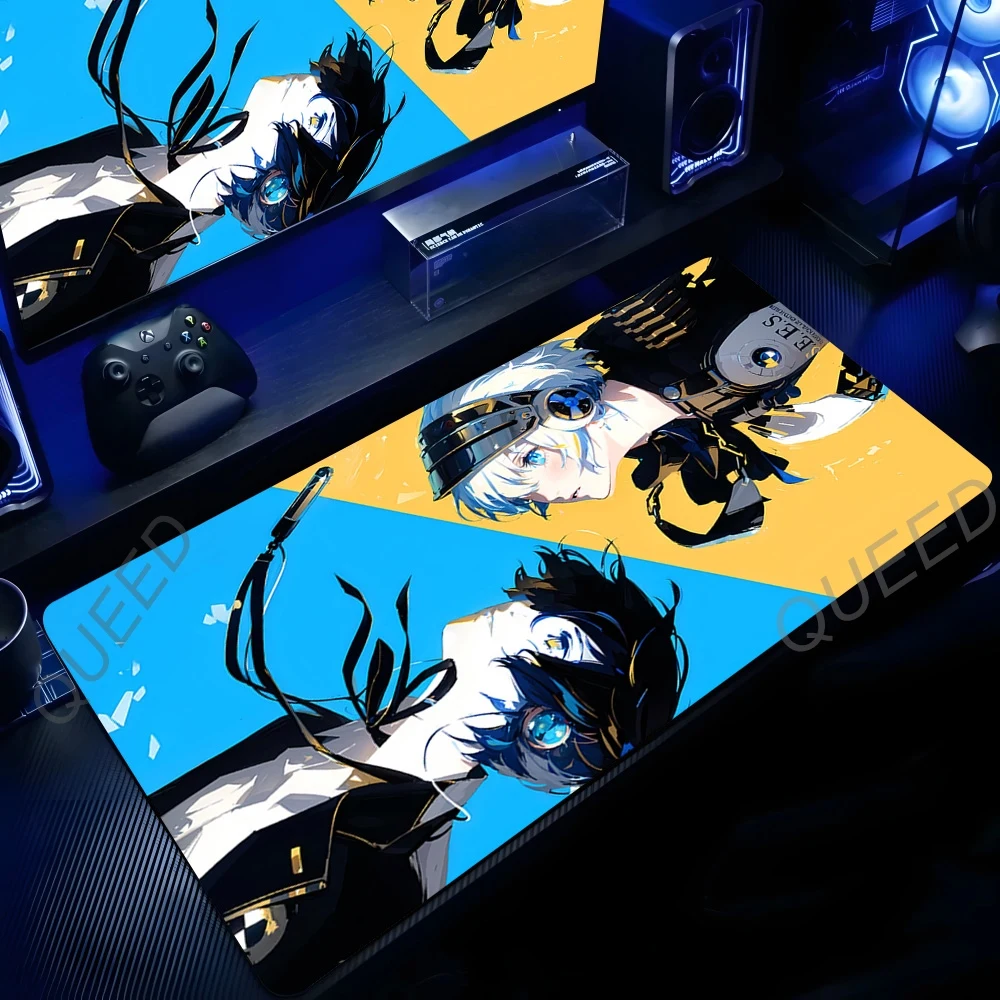 Persona 3 Reload Anime Mouse Pad Office Laptop Mousepad Game Accessories Non-slip Large Table Mat Rubber Carpet XL Gamer Deskpad