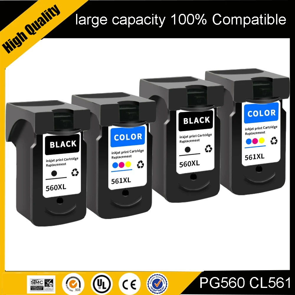 

pg560 cl561 Remanufactured high quality Cartridge PG-560 CL-561 for canon printer pixma cartridge TS5350 TS7450 TS5351 TS5352