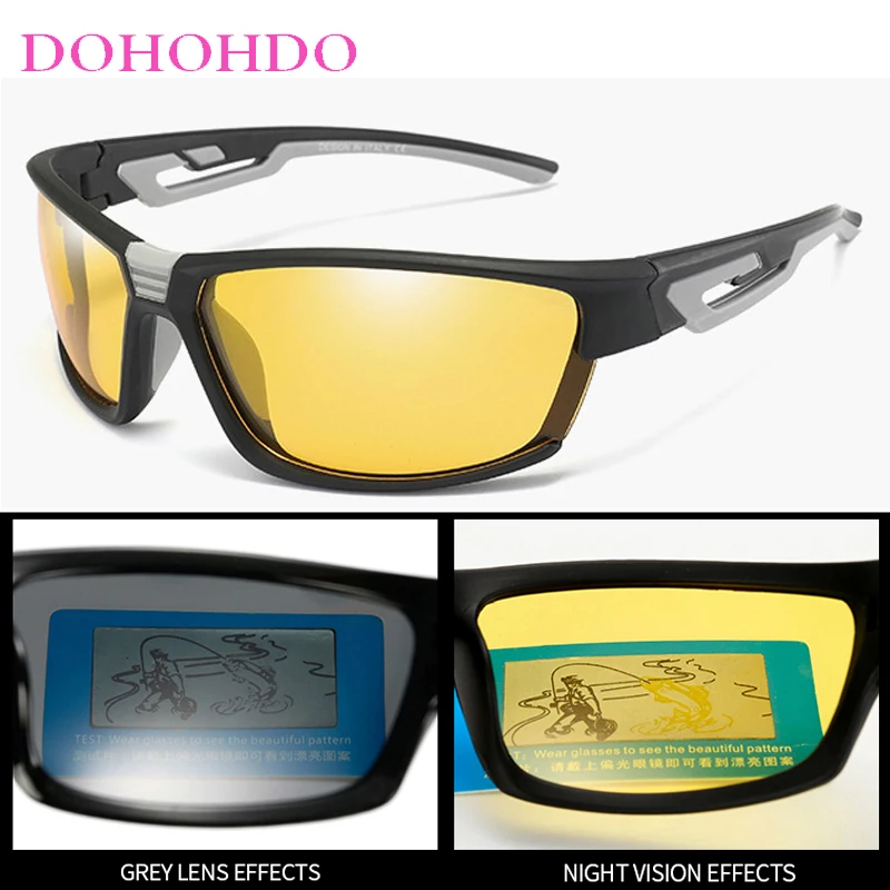 الكلاسيكية في الهواء الطلق نظارات بعدسات مستقطبة الرجال النساء سائق السيارة نظارات الرؤية الليلية المضادة للوهج الدراجات النظارات الشمسية UV400 lrest دي سول #2