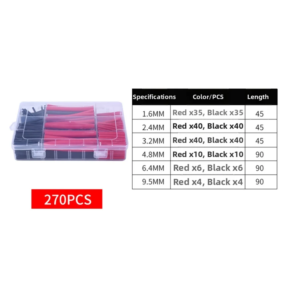 3 1 Ratio Heat Shrink Tubing Wire Harness Maintenance Flexible Insulation Double-walled Construction Waterproof Seal